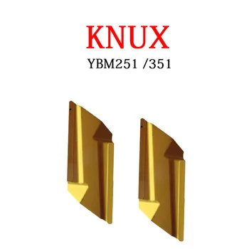 KNUX KNUX160405R KNUX160405R11 160410R12 YBM251 YBM351 Tokarenje Umetanje CNC 10 kom. Obrada nehrđajućeg čelika Za nosač alata