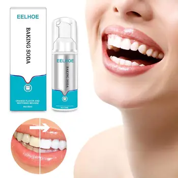 Duboko Čišćenje Pjena Mousse Pasta za zube Za Izbjeljivanje Zubi Svježeg Daha sredstvo Za Čišćenje Zuba Prijenosni Prometna Pasta za zube 60 ml