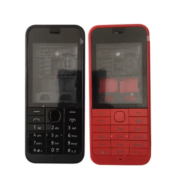 BINYEAE Novi Plastični Pune Ograde Torbica Za Nokia 220 Prednji Okvir + Srednja + Stražnji poklopac + Tipkovnica + Logo Mobitel Dio