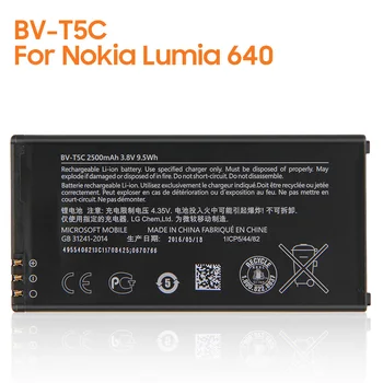 Novi визгливый Bateriju za telefon BV-T5C Za Microsoft Lumia 640 RM-1109 RM-1072 RM-1073 2500 mah
