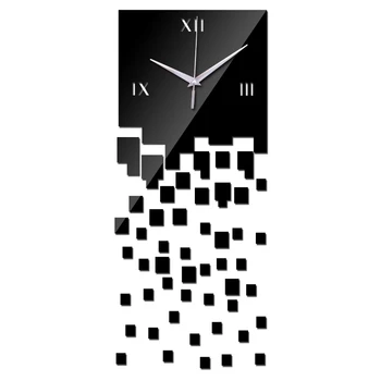 Moderan zidni kvarcni sat u modernom stilu, kućnog tekstila, zidni satovi za dnevni boravak, sat za učenje, ogledalo akrilni materijal, naljepnica na zidu