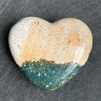 Prirodni Kristal Ocean Jaspis Srce Dekor Rock Ljubav Polirani Kvarcni Kamen Reiki Iscjeljivanje Poklon
