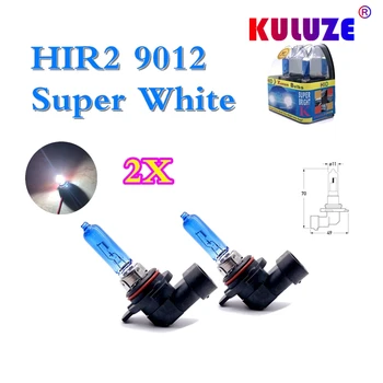 Pakiranje auto halogene žarulje HIR2 9012 12v55w dugih i kratkih svjetala super white 100W headlamp u plastičnoj kutiji