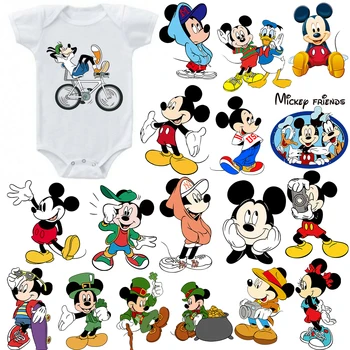 Zbirka disney ' s Mickey Mouse, Dječji Нашивки za Odjeću, Теплопередающая Naljepnica za tkanine, Parches Bordados Para La Ropa, Glačati
