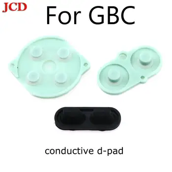 JCD Novi Nintendo GameBoy Color/Color gumb Silikonska Gumena Navlaka Vodljivi A B Odaberite Start Gumeni gumb Za GBC