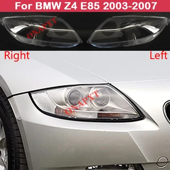 Auto Glavobolja Lampa Torbica Za BMW Z4 E85 2003-2007 Poklopac Prednjeg Svjetla od Automobila, Staklene Kapice Za Leće Svjetla Transparentno Abažur U obliku Školjke