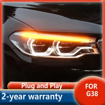 Za BMW G30 G38 svjetla 2018 2019 LED DRL Svjetla Za maglu prednja Svjetla Pokazivača Smjera Bliskog Dugih svjetala Angel Eye Objektiv Projektora Pribor