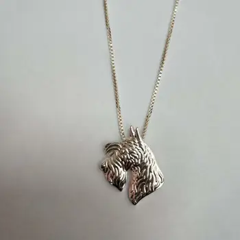 Moda Škotski Terijer Pas Ogrlice Ljubitelji Nakita Metalne Ogrlice Za Pse Izravna Dostava