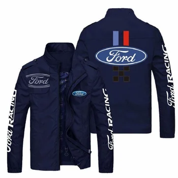 2021 proljeće-jesen modni butik na munje, muška jakna sa po cijeloj površini Ford, bejzbol svakodnevni jakna, sportska jakna s logotipom Ford