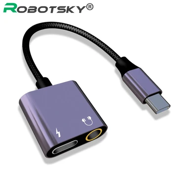 USB C do 3,5 mm Priključak Tipa C Kabel Adapter Za Huawei P20 Pro Xiaomi Mi 6 8 Note3 Mix USB Type C 3,5 mm AUX Pretvarač Slušalice