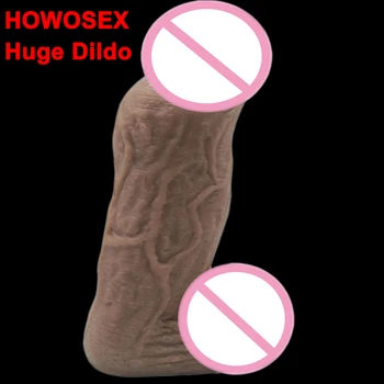 HOWOSEX 27*8,5 CM Div Ogroman Dildo Super Veliki Kurac sisanje čaša u Analnom Analni čep je Veliki Dong Realističan Penis Seks-Igračke Za Žene