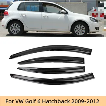 Prozor Vizir za Zaštitu Od Sunca I Kiše Zaštita Od Kiše Tende Sklonište Ljepljive Navlaka Za Volkswagen VW Golf 6 MK6 Hatchback 2009-2012