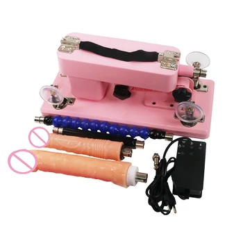 Pink Seks-mašina za Žene Automatsko Uvlačenje Powerfu za Odrasle Stroj Za Masturbaciju i Seks-Igračke Dildo Seks Makinesi