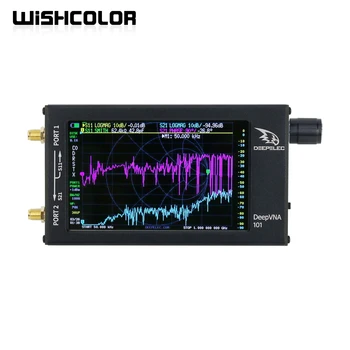 Wishcolor DeepVNA 101 Vektor Mrežni Analizator NanoVNA HF VHF UHF Analizator Kratkovalni КСВ Metar Plastike V3.2 Siva
