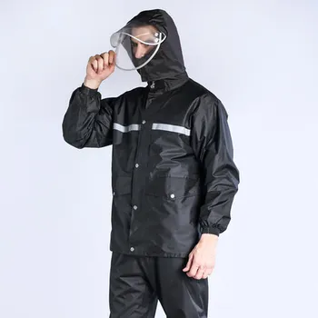 Odjeća za kišu odjeća za kišu dahtati odijelo vodootporno kućište motocikl baterija split odrasla osoba pješačenje jahanje ribolov odjeća za kišu