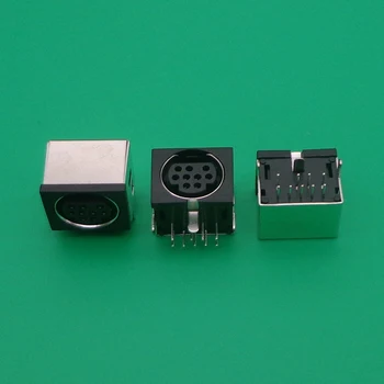 2 komada MD Telo Ženski DIN 9 Mini-Pinski Adapter S-video Priključak Mini-priključak DIN