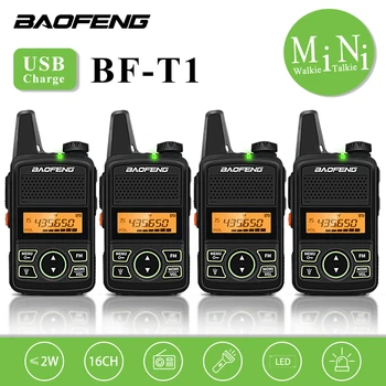 1/2/3/4kom BAOFENG BF-T1 Mini Prijenosni prijenosni radio UHF CB Ham radio stanica Amaterka Dječja Radio Q Primopredajnik BAOFENG T1 Dječja Igračka