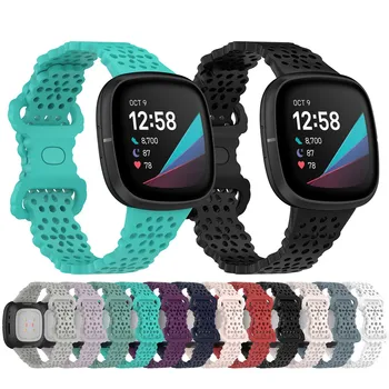 Remen za sat Trendy Šuplje Zamijeniti Remen za Fitbit Versa 4/Versa 3/Sense 2/Sense Pribor za Sati