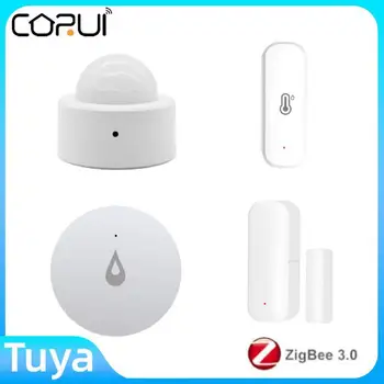 CORUI Tuya Zigbee Inteligentni detektor pokreta PIR/Senzor za vrata/Temperature i vlažnosti/Senzori vode Program za Upravljanje Pametna Kuća Alexa Google Home