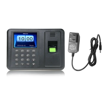 A8 2,8 inčni Biometrijski Sustav Pohađanje USB Čitač Otiska Prsta Sat Vremena Rublja Zaposlenik Elektronički Uređaj Španjolski Hr