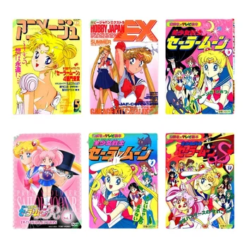 20 listova/set Anime Sailor Moon Merkur zapisnik plakat uređenje prostorija u domu slikarstvo naljepnice za zid tapete A4 Papir poklon