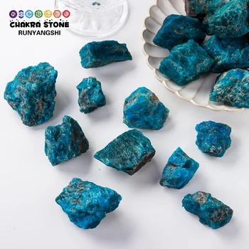 1pc Prirodni Plavi Апатит Nepravilnog Oblika Crystal Neobrađeni Kamen Joga Ljekovita Dragulji Grube Uzorci Minerala Dvorište Akvarij Ukrasi