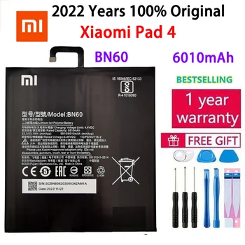 Xiao Mi Novi 100% Original BN60 6010mAh Za Xiaomi Pad 4 Mi Pad 4 Mobilni telefon Na lageru Baterije Batteria S Подарочными Alatima