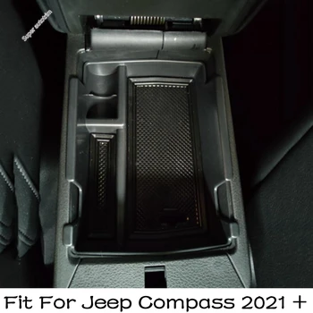 Auto-Središnji Naslon Za Ruku Kutija Za Skladištenje Kontejner Organizator Za Rukavice, Torbica Za Jeep Compass 2021 2022 Plastične Domaći Modificirane Pribor