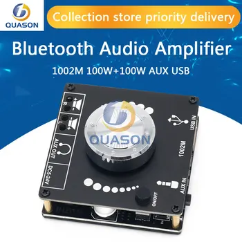 1002 M 100 W + 100 W Bluetooth 5,0 Pojačalo Audio naknada Stereo pojačalo Amplificador Kućno Kino AUX USB