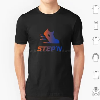 Logo Stepn-Move To Earn Trend majica Crypto Green Metaverse Green Satoshi Token Velike veličine od 100% pamuka Stepn Web 3 Web3