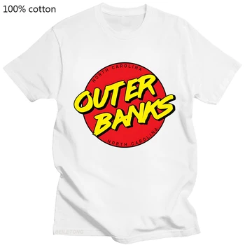 T-shirt Outer Banks North Carolina, t-Shirt Pogue Life, Ženska t-shirt Ullzang, Zabavna majica sa likovima iz crtića, Estetski Godišnji Grafički Top, Хлопковая