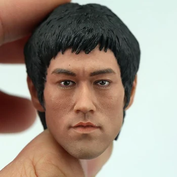 1/6 Skala, Bruce Lee je Glava Kalup Kineski Kung-Fu Zvijezda Glava Izrežite Model za 12 