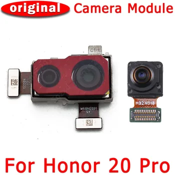 Originalna Sprijeda i Straga Stražnja Kamera Za Huawei Honor 20 Pro Glavni front-end Modul Kamere Fleksibilan Kabel Zamjena Rezervnih Dijelova