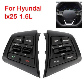 Tipka za Daljinsko upravljanje glasnoćom cruise control Sa Kablovima Za Hyundai ix25 (creta) 1.6 L Gumba za volan Automobila Prekidači Bluetooth