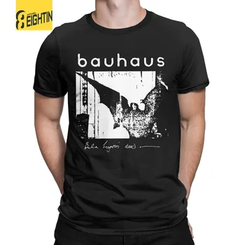 T-shirt Bauhaus Wings Bat Bela Lugosi's Dead za Muškarce, Moda Majica od 100% pamuka, Majice s okruglog izreza, Majice Kratkih Rukava, Velike Dimenzije