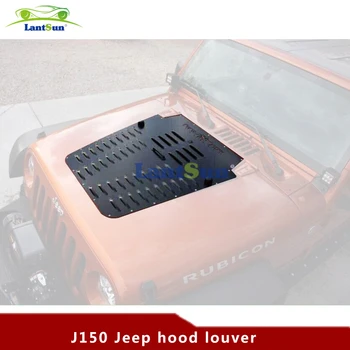 J150 Hauba Sjenila Vozila Prednji Motor Napa za Ventilaciju Sjenila Ploča Aluminijski Poklopac Izlaz Umetnuti Traku za Hlađenje Hladnjaka Za Jeep Wrangler JK