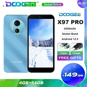 Doogee X97 PRO Helio G25 Android 12 Smartphone 4 GB + 64 GB 6,0 