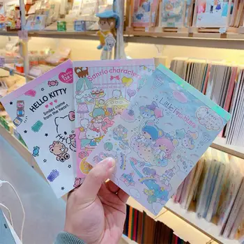 146 Listova Kawaii Kuromi My Melody Cinnamoroll Kittys Sanrio Medo Crtani Slatka Veliki Notepad Anime Pliš Igračke Za Djevojčice Poklon