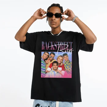 Backstreet/ Majica za dječake, Unisex, Vintage Majica za Dječake 90-ih Godina, Muška i Ženska t-Shirt, Počast, t-Shirt, Ulične Zabave Majice u stilu hip-hop, Vrhovima