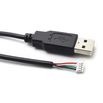 Visoka prijenos USB PH2.0 Produžni Kabel, PH2.0 Ženski na USB 2.0 Muški na 4-pinski Kabel za prijenos podataka Crni 30 cm/12 cm