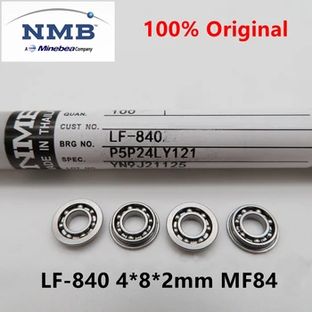 20шт / 100pc Japan NMB Minebea velike brzine prirubnice ležaj LF-840 4*8* 2 mm MF84 otvorene, precizne, minijaturne kuglične ležajeve