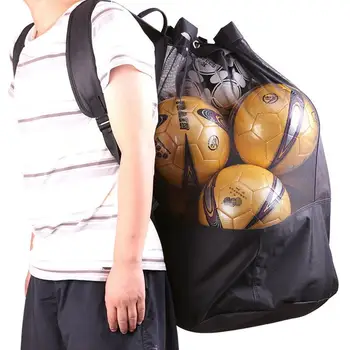 Torba lopte sportove mreže Дравстринг teška torba lopte opreme za teške uvjete rada mreže vrećicu s ramenom remen za vodu nogometne lopte