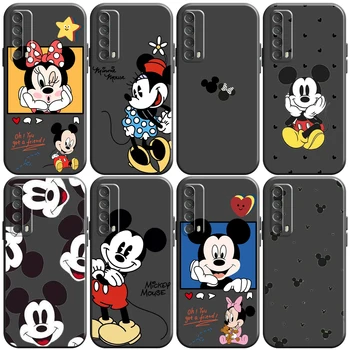 Torbica Za Telefon Disney ' s Mickey Mouse Za Huawei P Smart Z 2019 2021 P20 P20 P30 Lite Pro P40 Lite 5G Torbica Od Tekućeg Silikona Crna Soft