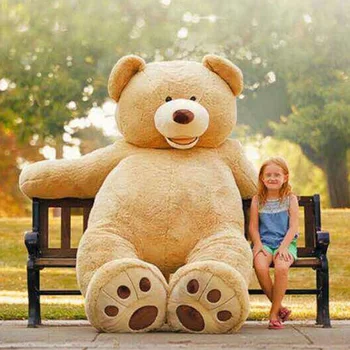 [Funny] 340 cm Američki medvjed Mekana igračka medo torbica od samta mekana igračka lutka jastučnicu (bez stvari) dječji dar za odrasle