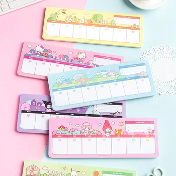 Kawaii Sanrio Sticky Note Hello Kittys My Melody Kuromi Pribor Slatka Ljepota Crtić Bilješka Papir Igračke za Djevojčice Poklon