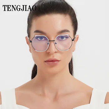 Bodovi TENGJIAO, Ženska Računalni Optički Okvira Za Naočale, Anti-Plave Zrake Svjetlosti, Trendy sunčane Naočale, Ženske Prozirne folije Prozirne Leće