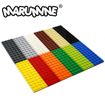 MARUMINE 4x12 Točaka Osnovna Ploča Čestice Gradivni Blokovi 3029 Cigle Dio Dječje Klasične Edukativne Igračke DIY za Dječake I Djevojčice
