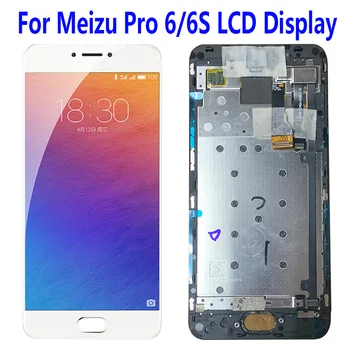 Za Meizu Pro6/Pro6S LCD zaslon Osjetljiv na dodir Digitalizator Sklopa s okvirom Rezervni Dijelovi za 5,2 