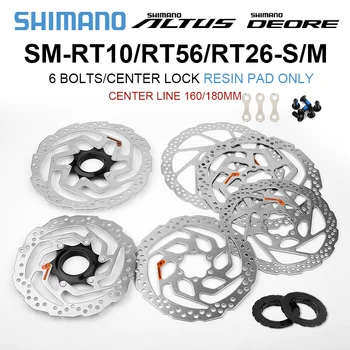 SHIMANO DEORE SM RT56 RT26 disk Kočnice 6 Vijaka Za brdski biciklizam Disk M610 RT56 M6000 Kočioni disk 160 mm 180 MM MTB RT56 RT26 ROTOS