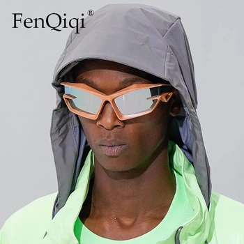 Jedinstveni dizajn cat eyes Full Frame Personalizirane boje Za Žene Trendy Sunčane Naočale U Obliku Hip-Hop Cool Muške Naočale UV400